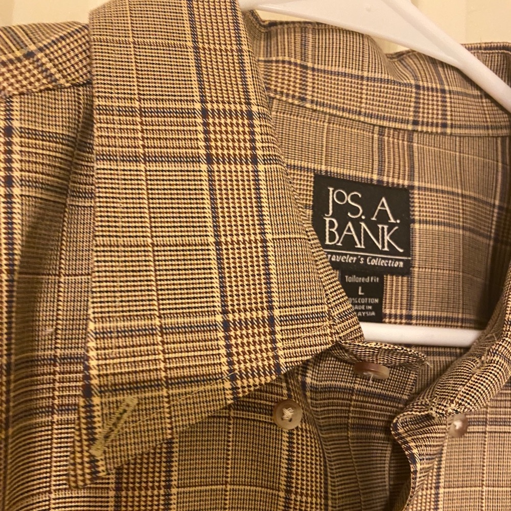 Like New Jos. A. Banks long sleeve collared shirt - Picture 8 of 13